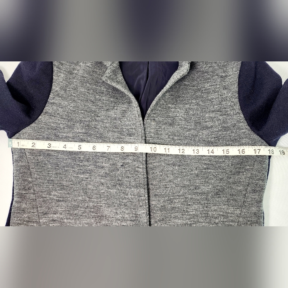 J.Crew Cotton/ Wool Color Block Button Up Blazer - image 6